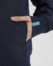 granatowa bluza arena rozpinana team hooded jacket