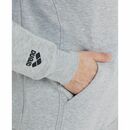 Arena bluza unisex Team Hooded szara